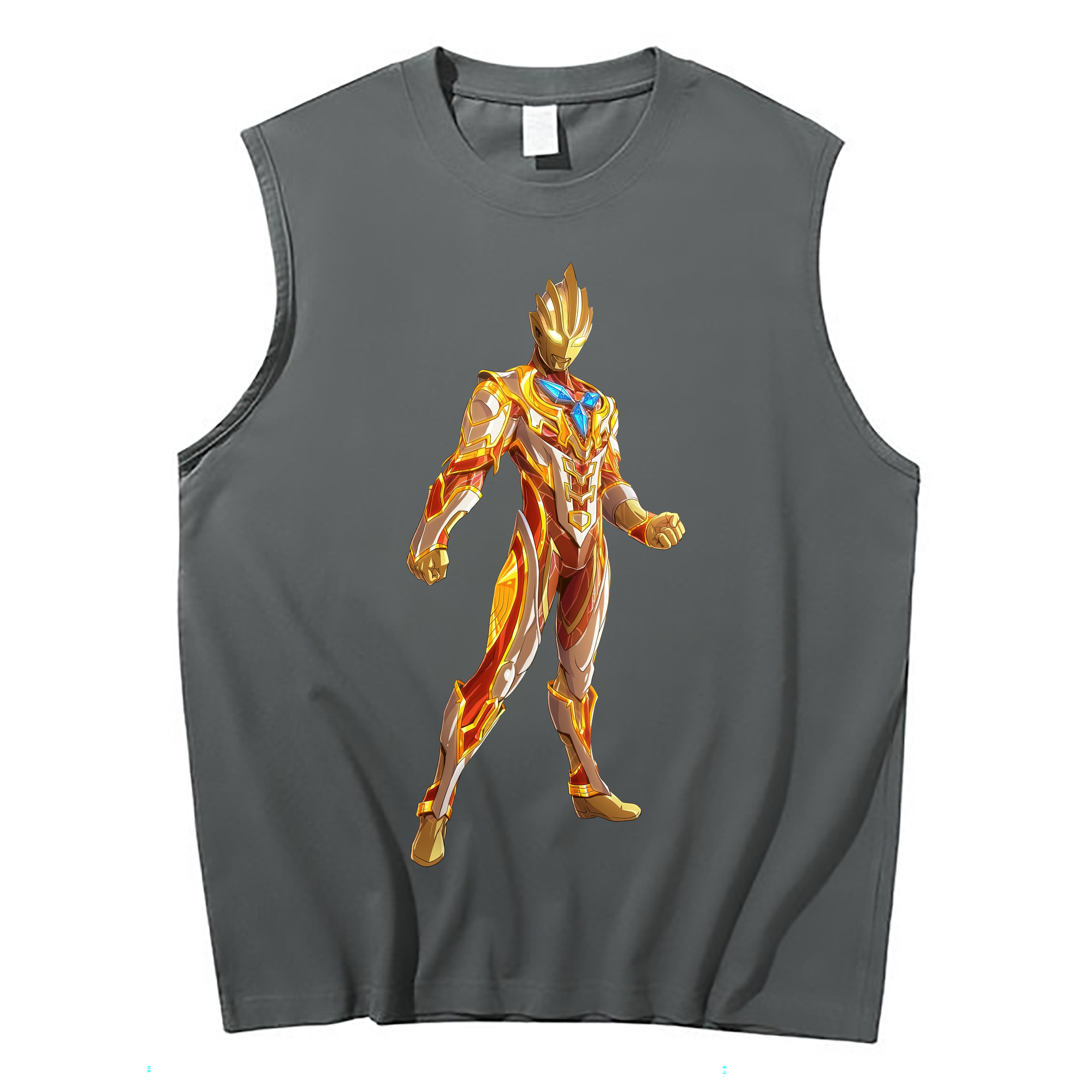 （画像用） ウルトラマン Ultraman コットン100％タンクトップ（フロントプリント）